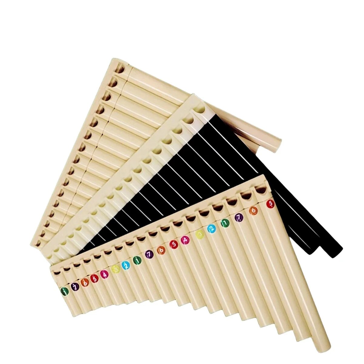 Musical Instrument Easy To Learn - Miwayer Pan Flute 18 Pipes Eco-friendly