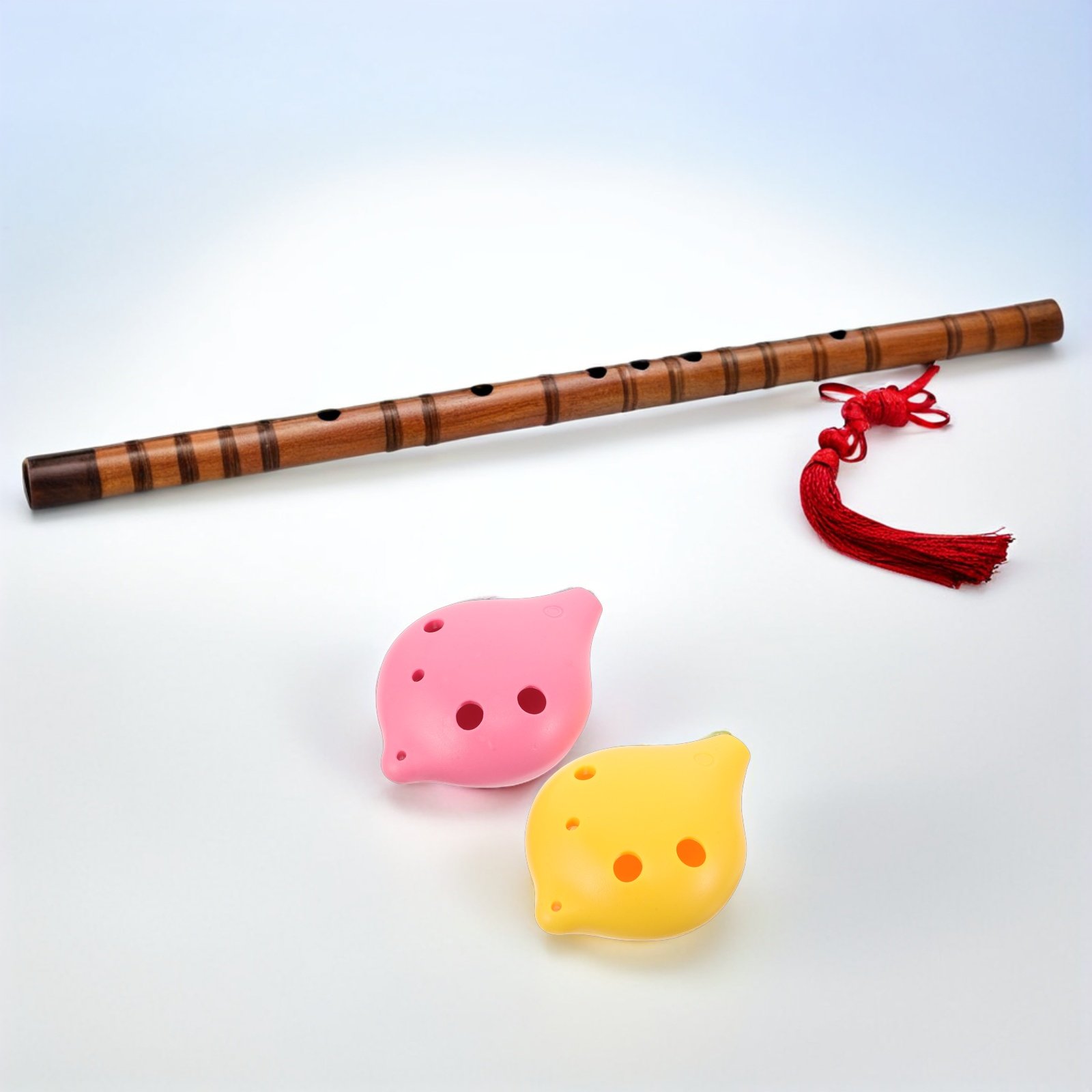 Musical Instrument Easy To Learn - 2Pcs Student Six Hole Ocarina Portable
