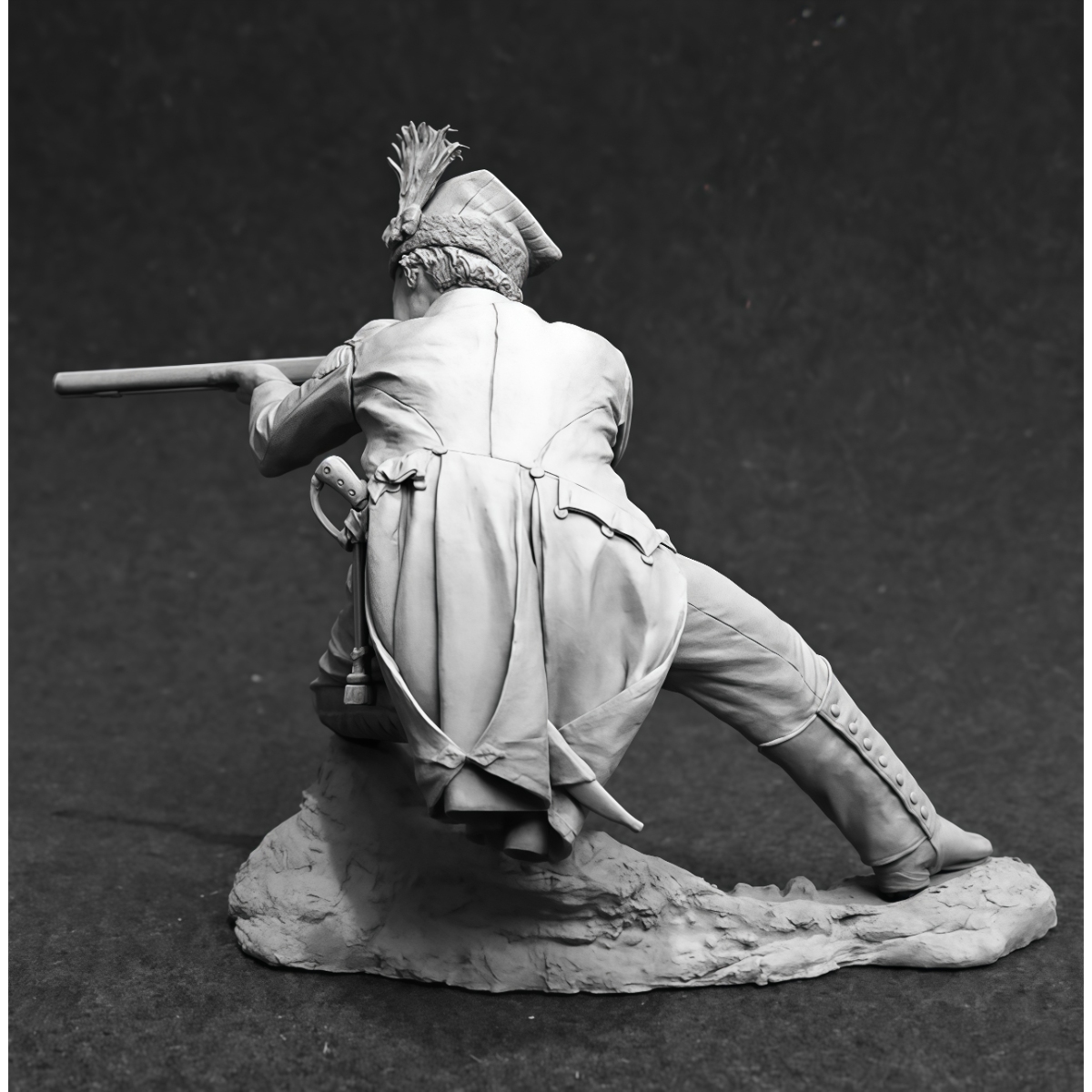 Bagpipe Practice Chanter - 54mm resin unpainted model kit, Russian