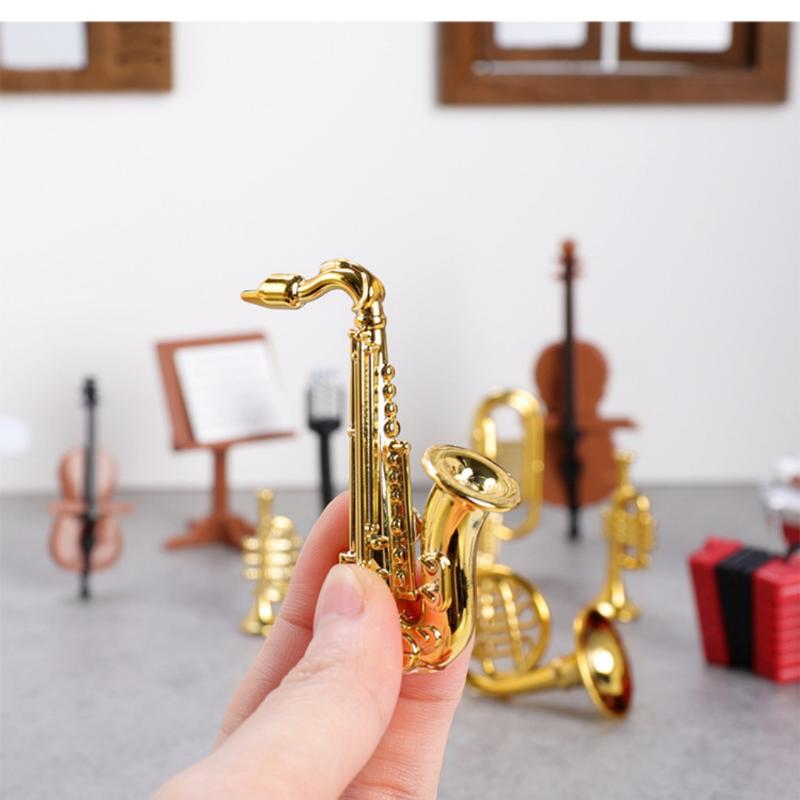 Musical Instruments Game - 1Set Home Decor Toy 1:12 Dollhouse