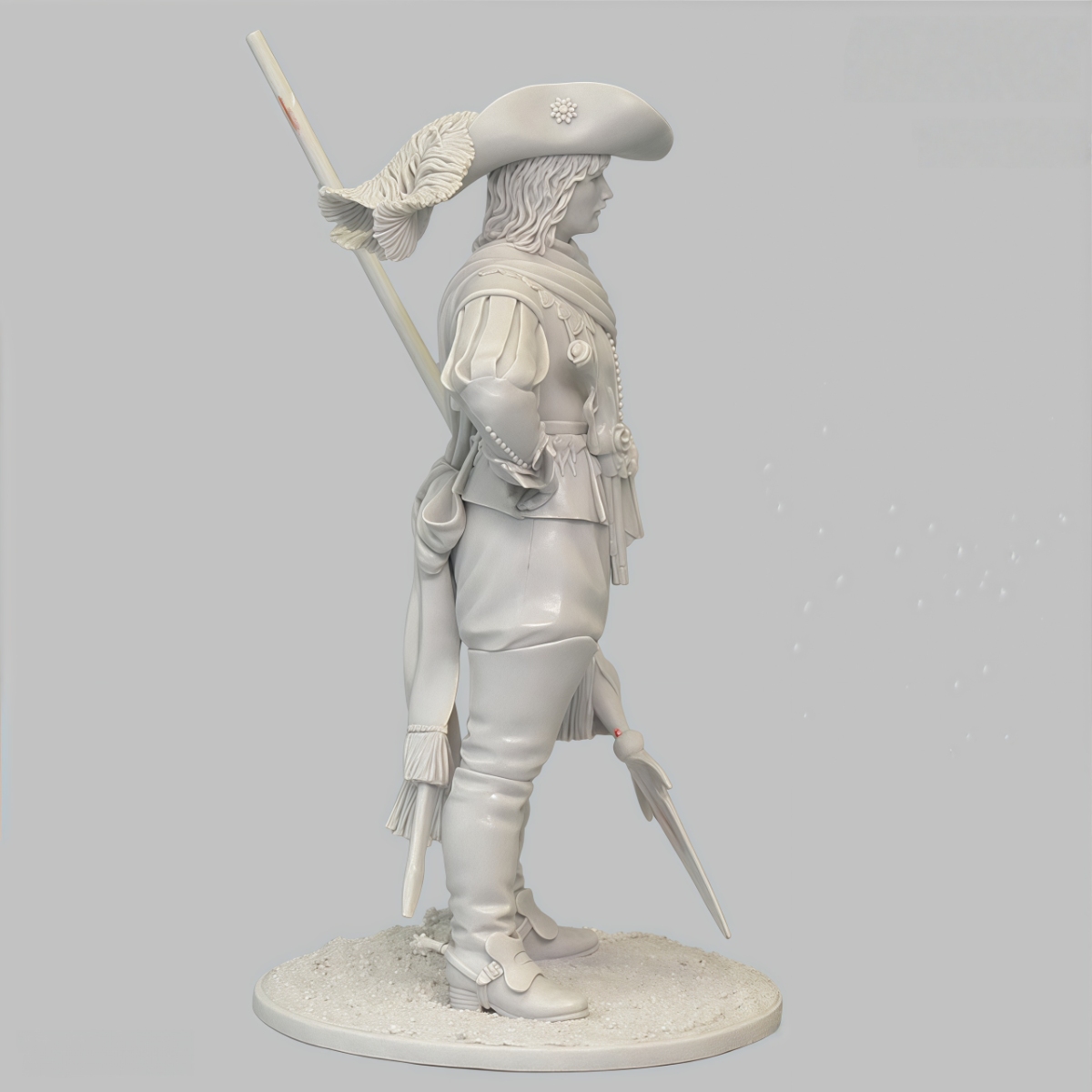 Bagpipe Practice Chanter - 75MM Resin Unpainted Model Kit, Historical