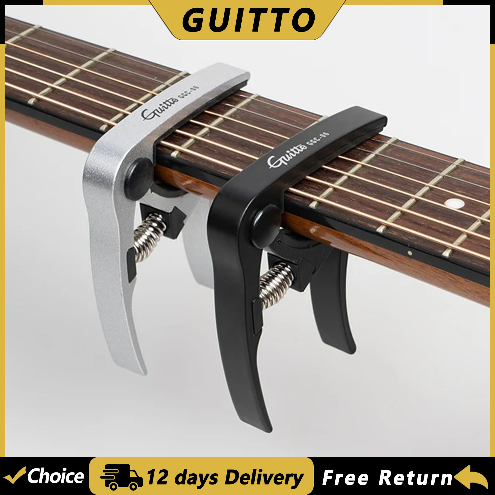 Musical Instrument Types - GUITTO GGC-06 Aluminum Alloy Guitar Capo