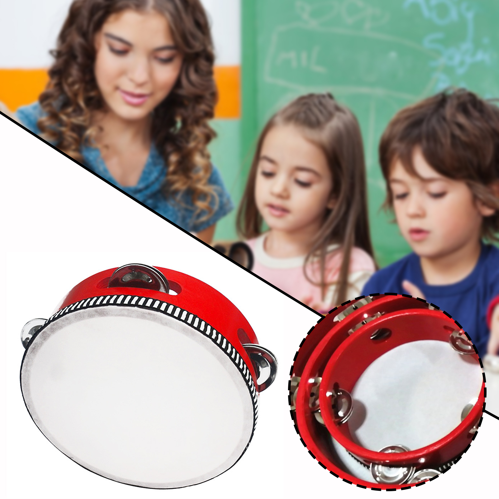 Tambourines For Children Porta - مراجعة Musical Instrument Types وسعره
