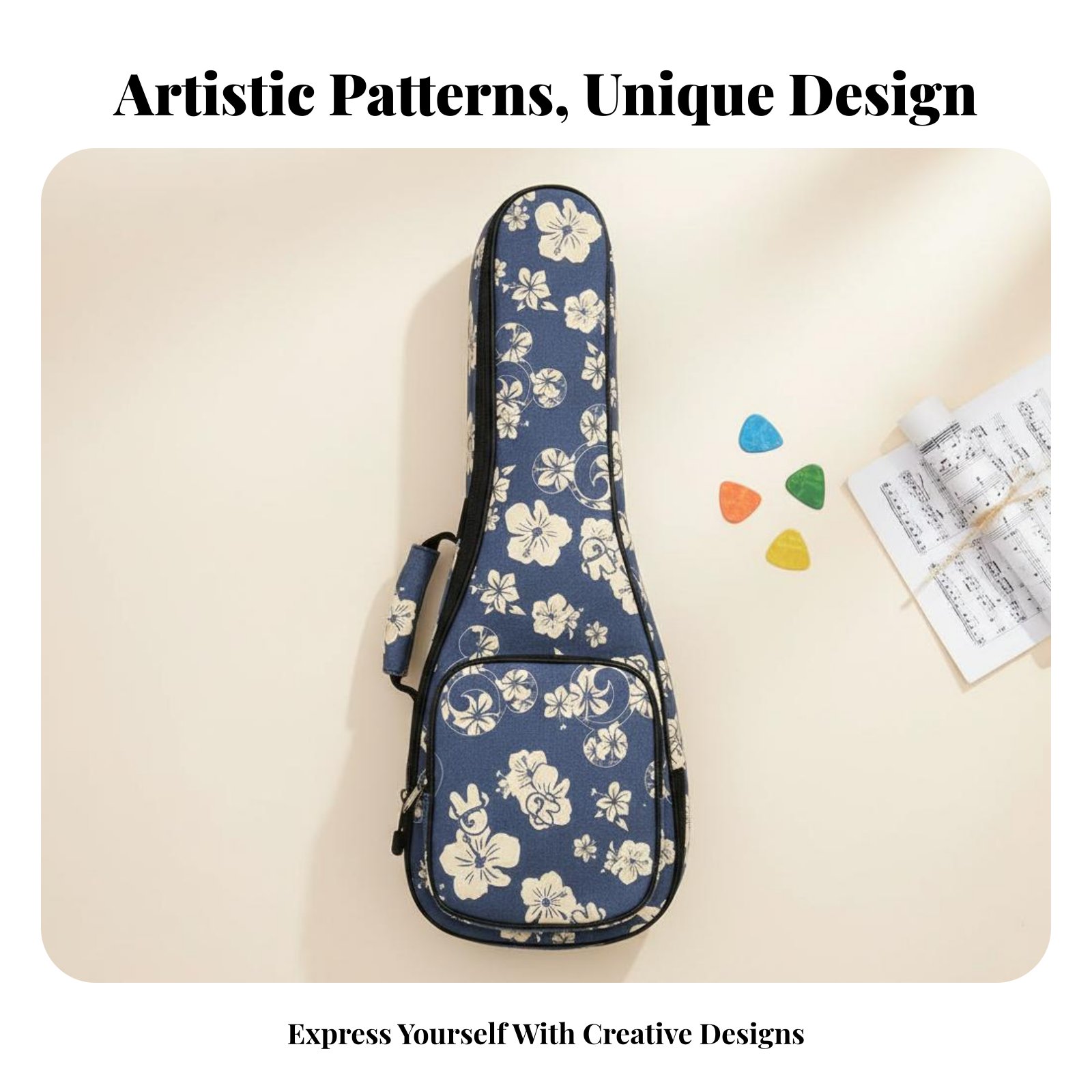 Ukulele Bag Adjustable Shoulde - مراجعة Musical Instruments وسعره