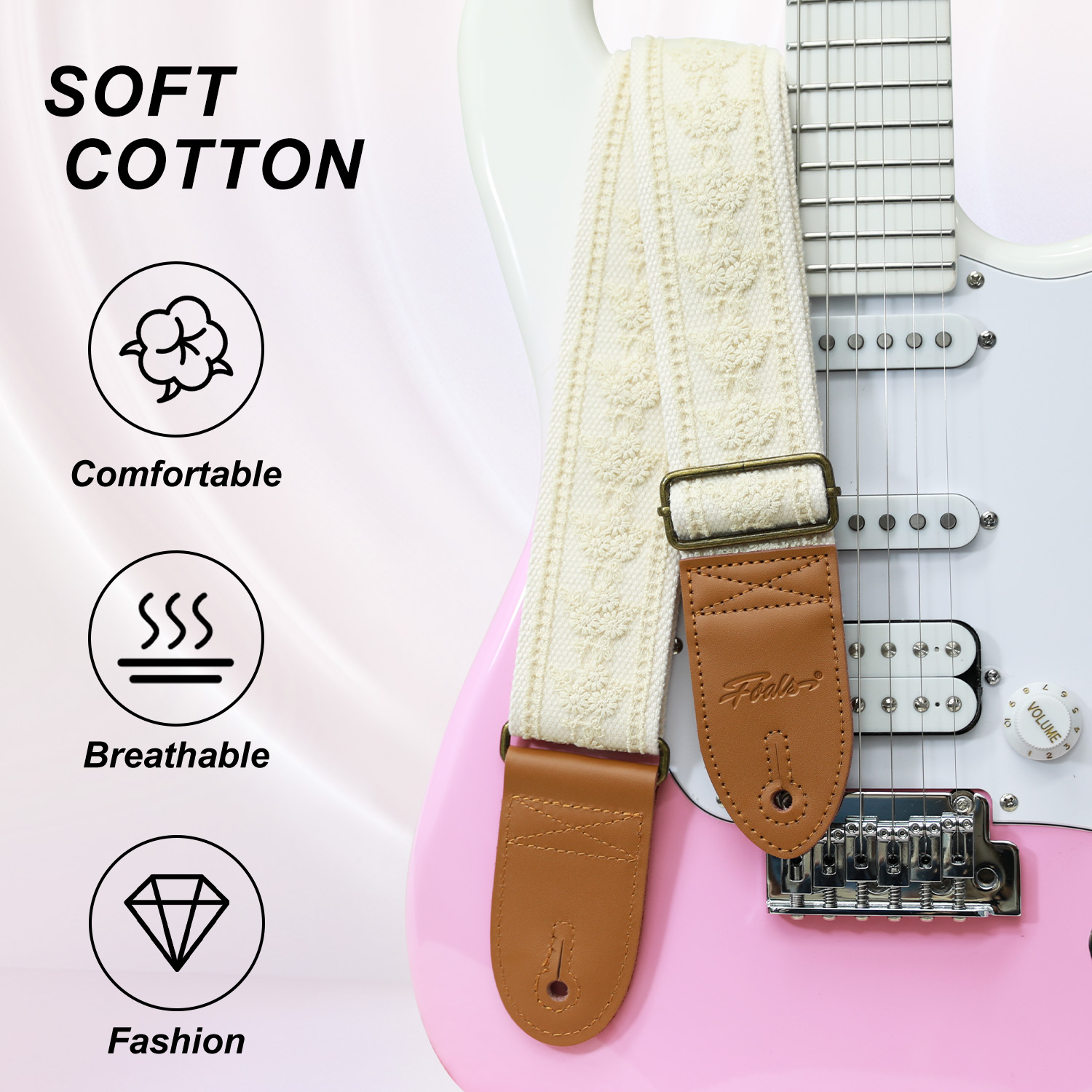 FOALS Guitar Straps Folk Bass  - مراجعة Musical Instrument Types وسعره