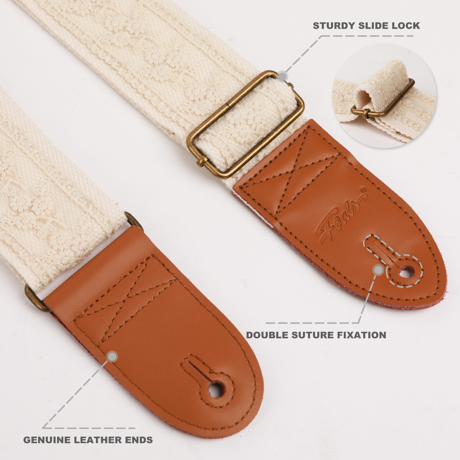 FOALS Guitar Straps Folk Bass  - مراجعة Musical Instrument Types وسعره