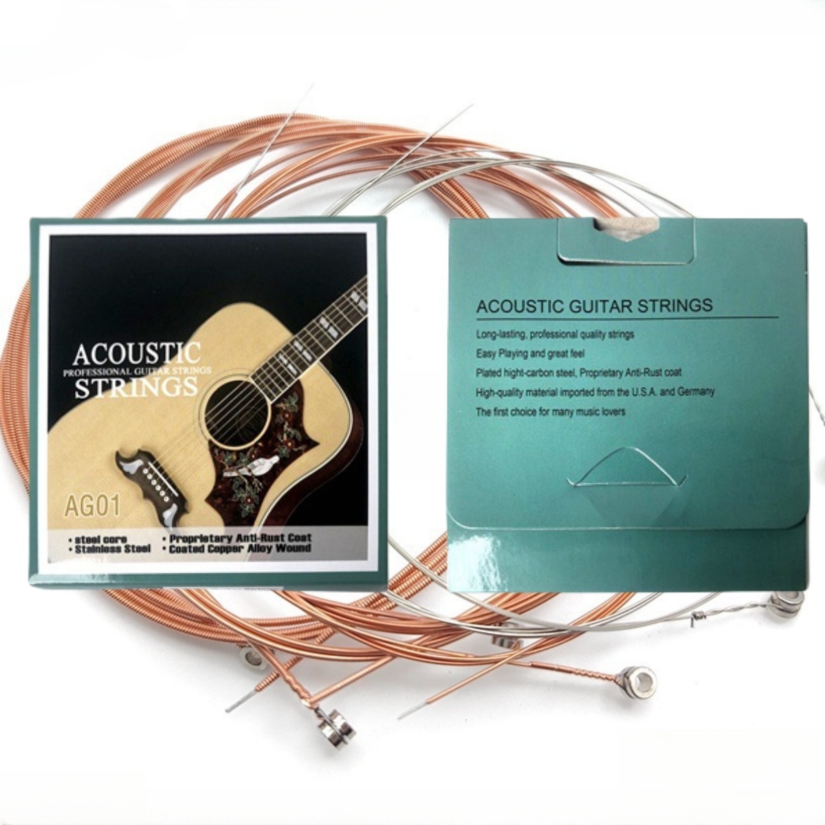 Miwayer 1 Set/6 String AG01 Ac - مراجعة Musical Instrument Strings وسعره