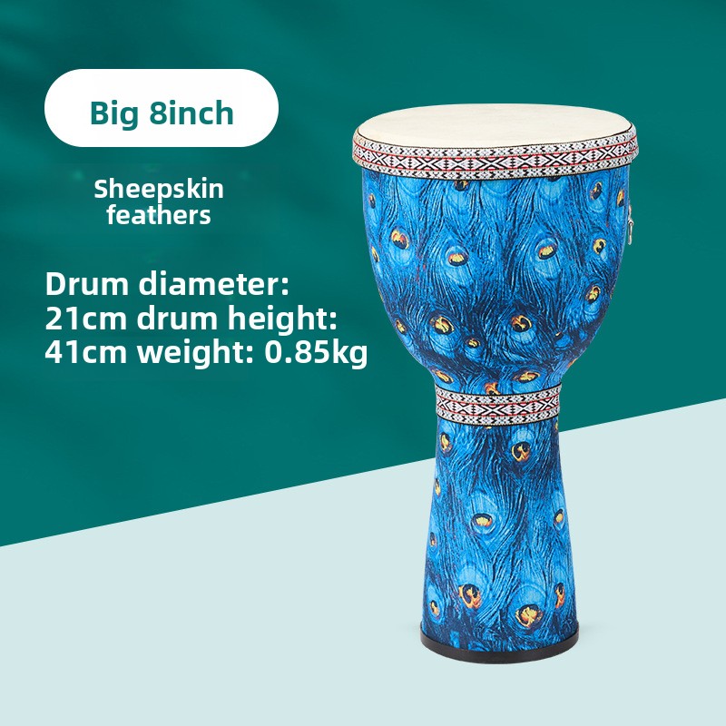 8 inch African  Large 8 Hand D - مراجعة Bongo Drum Set وسعره