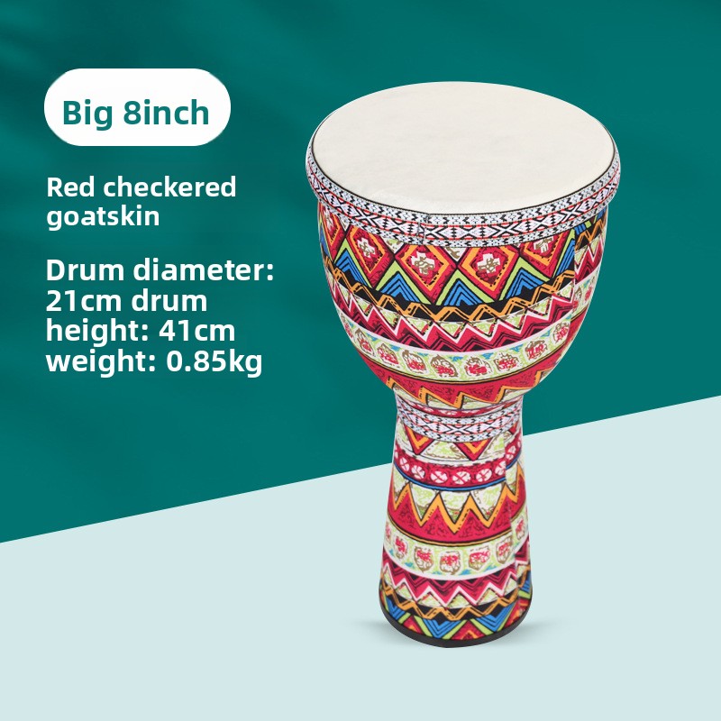8 inch African  Large 8 Hand D - مراجعة Bongo Drum Set وسعره