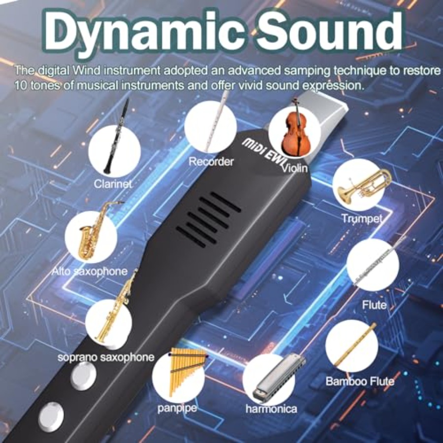 Electric Saxophone Digital Win - مراجعة Musical Instruments وسعره