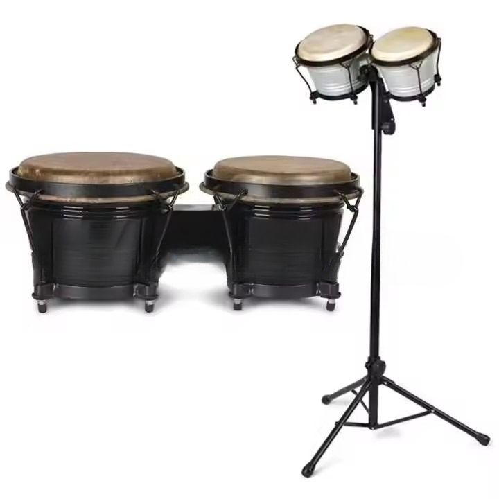 Professional Bongo Tambourine  - مراجعة Bongo Drum Set وسعره