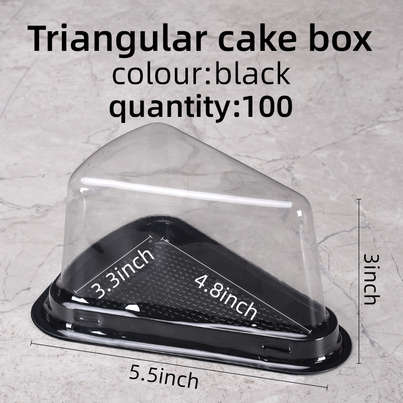 100 PCS Disposable Cake Box,Pl - مراجعة Musical Instrument Triangle وسعره