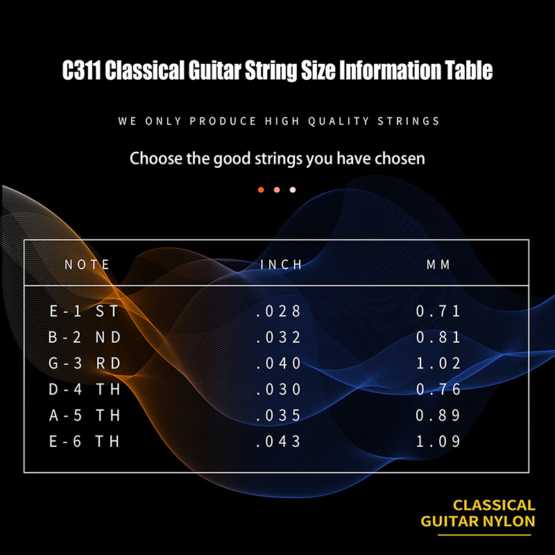 Classical Guitar Strings C311  - مراجعة Musical Instrument Strings وسعره