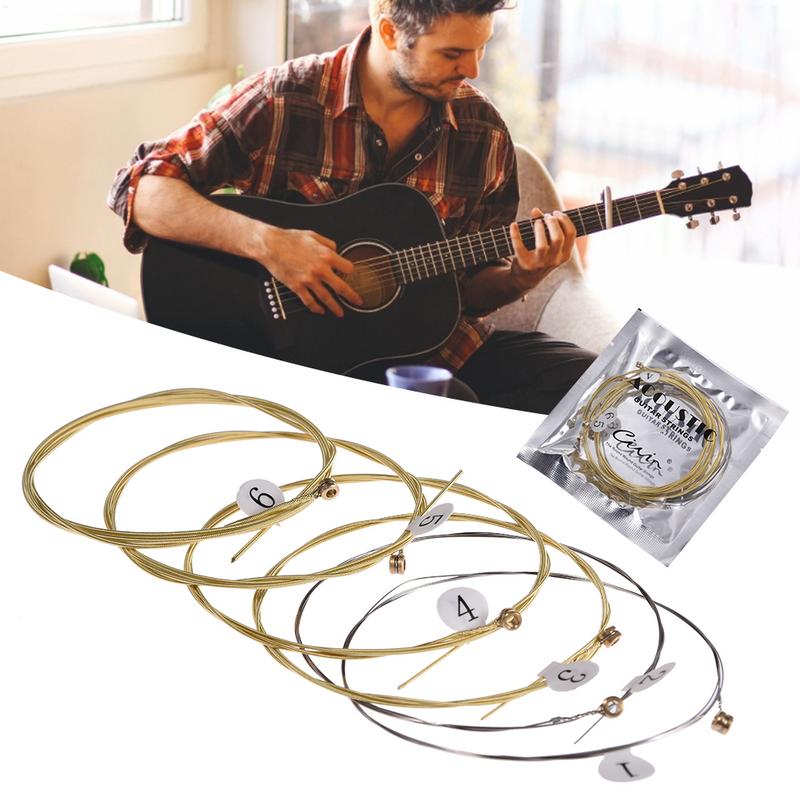 6Pcs High-Quality Acoustic Gui - مراجعة Musical Instrument Strings وسعره