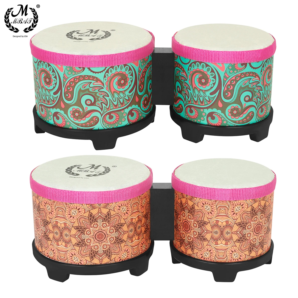 Portable 5+6 Inch Bongos Drum  - مراجعة Bongo Drum Set وسعره