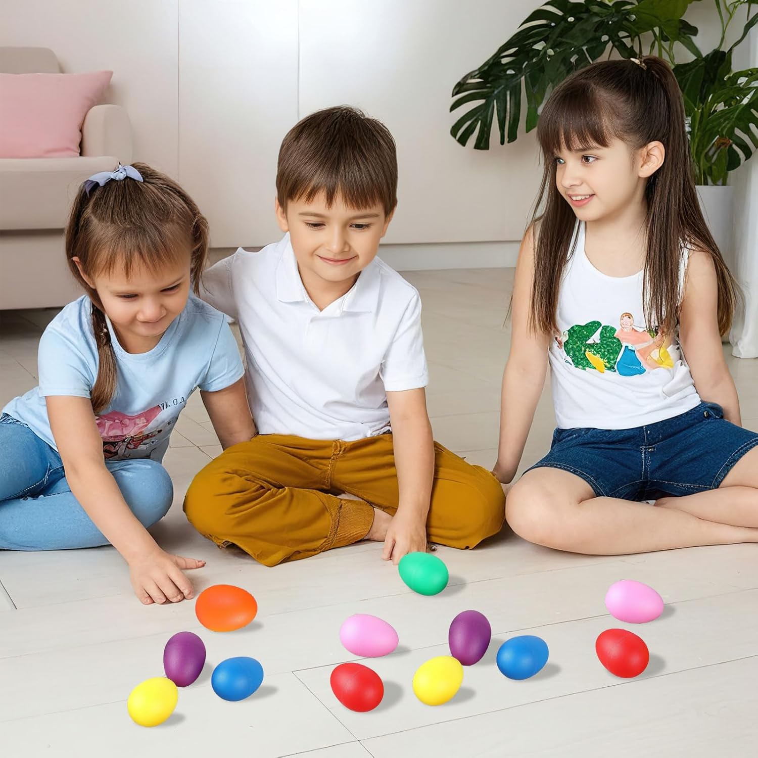 2Pcs Plastic Egg Shakers Percu - مراجعة Musical Instruments Game وسعره