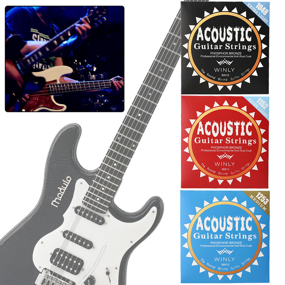 Phosphor Bronze Strings Steel  - مراجعة Musical Instrument Strings وسعره