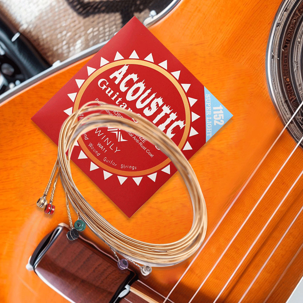 Phosphor Bronze Strings Steel  - مراجعة Musical Instrument Strings وسعره