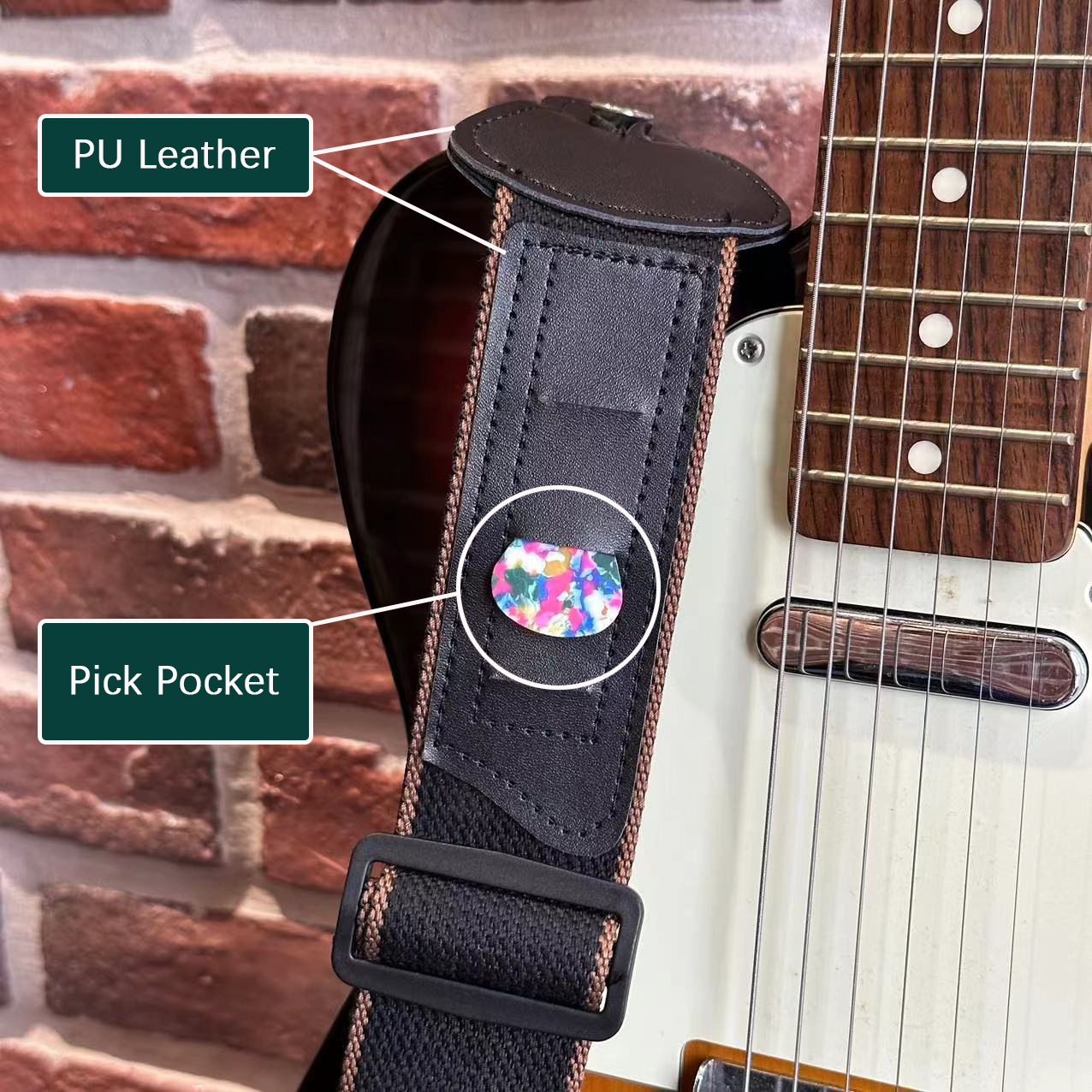 11Pcs Guitar Strap for Acousti - مراجعة Musical Instrument Types وسعره