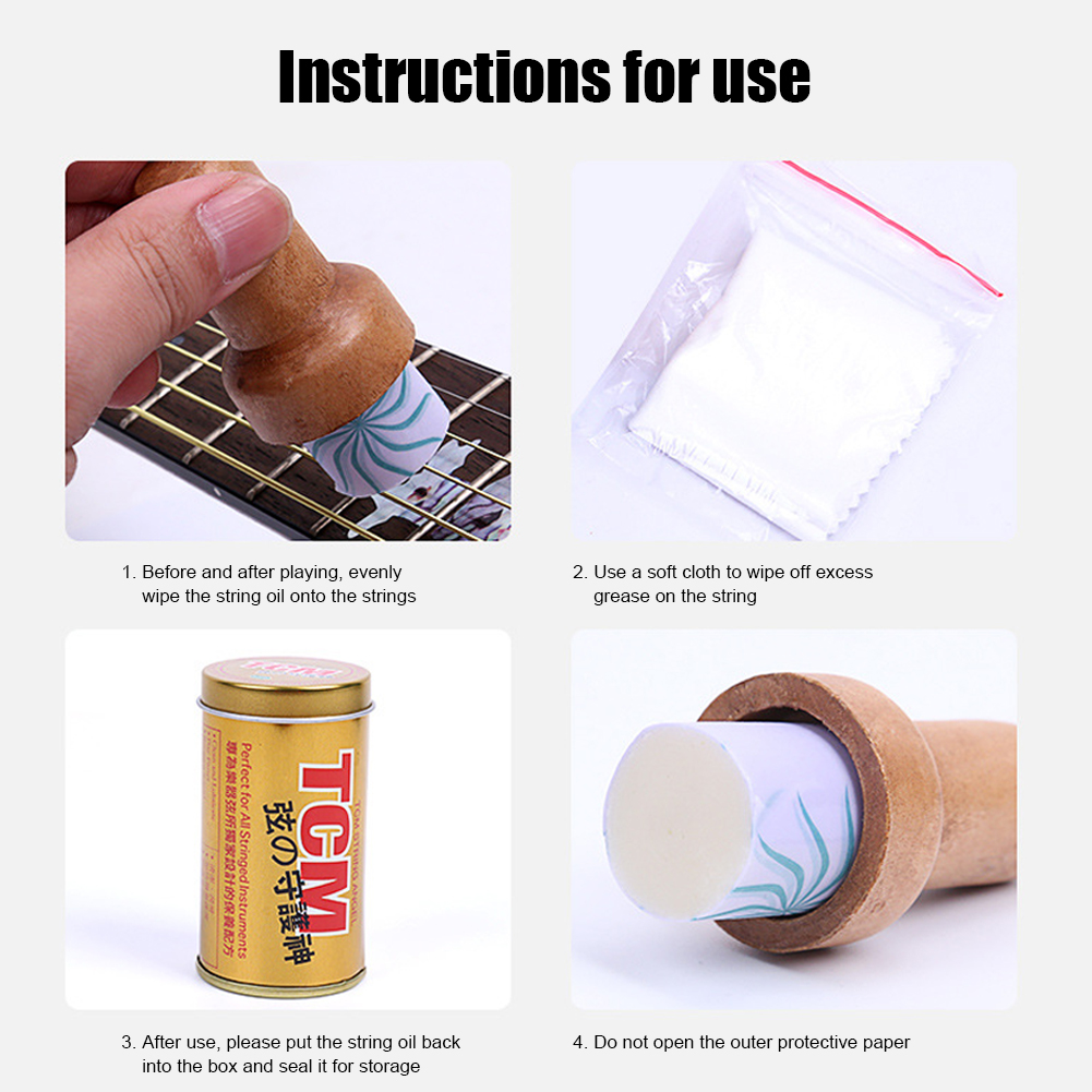 Guitar String Cleaner Lubrican - مراجعة Musical Instrument Repairs وسعره