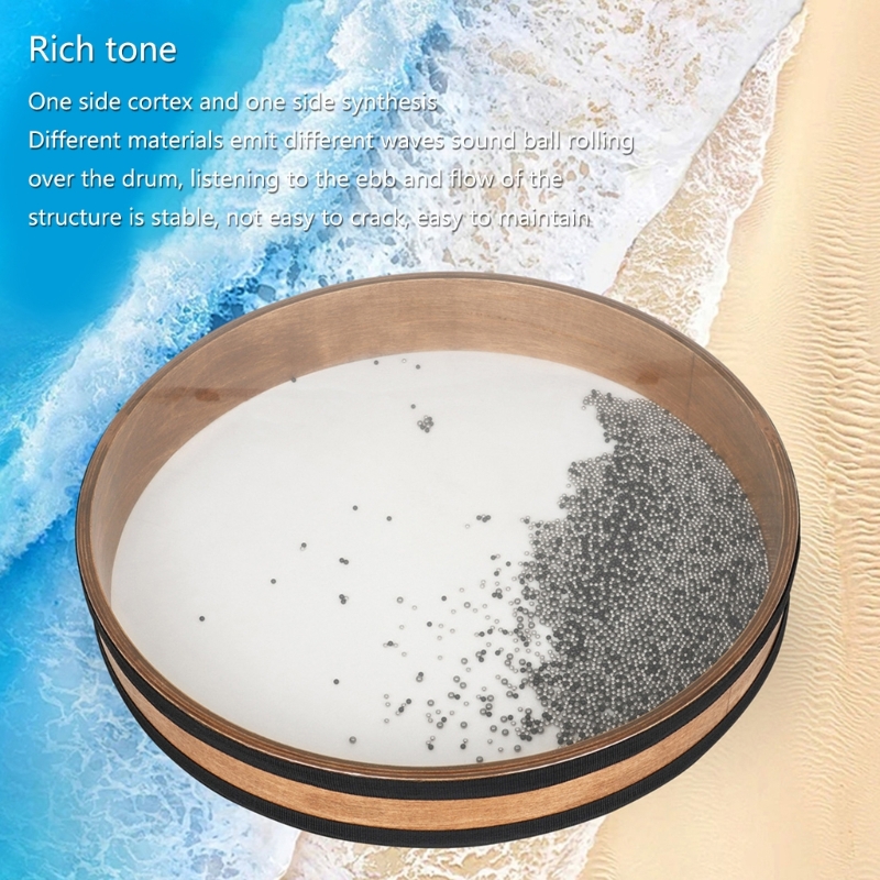 Ocean Waves Drum Wood Sea Drum - مراجعة Ocean Drum Wave وسعره