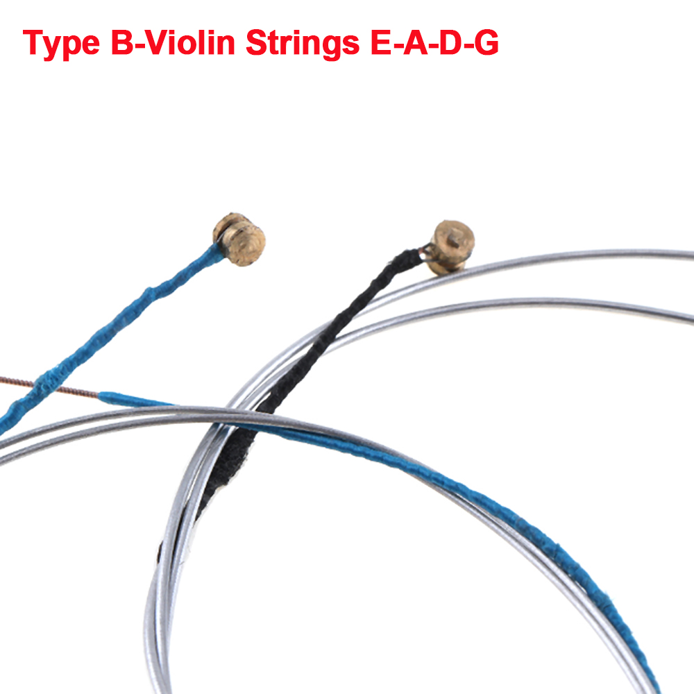 4pcs/set Violin Strings E-A-D- - مراجعة Musical Instrument Veena وسعره