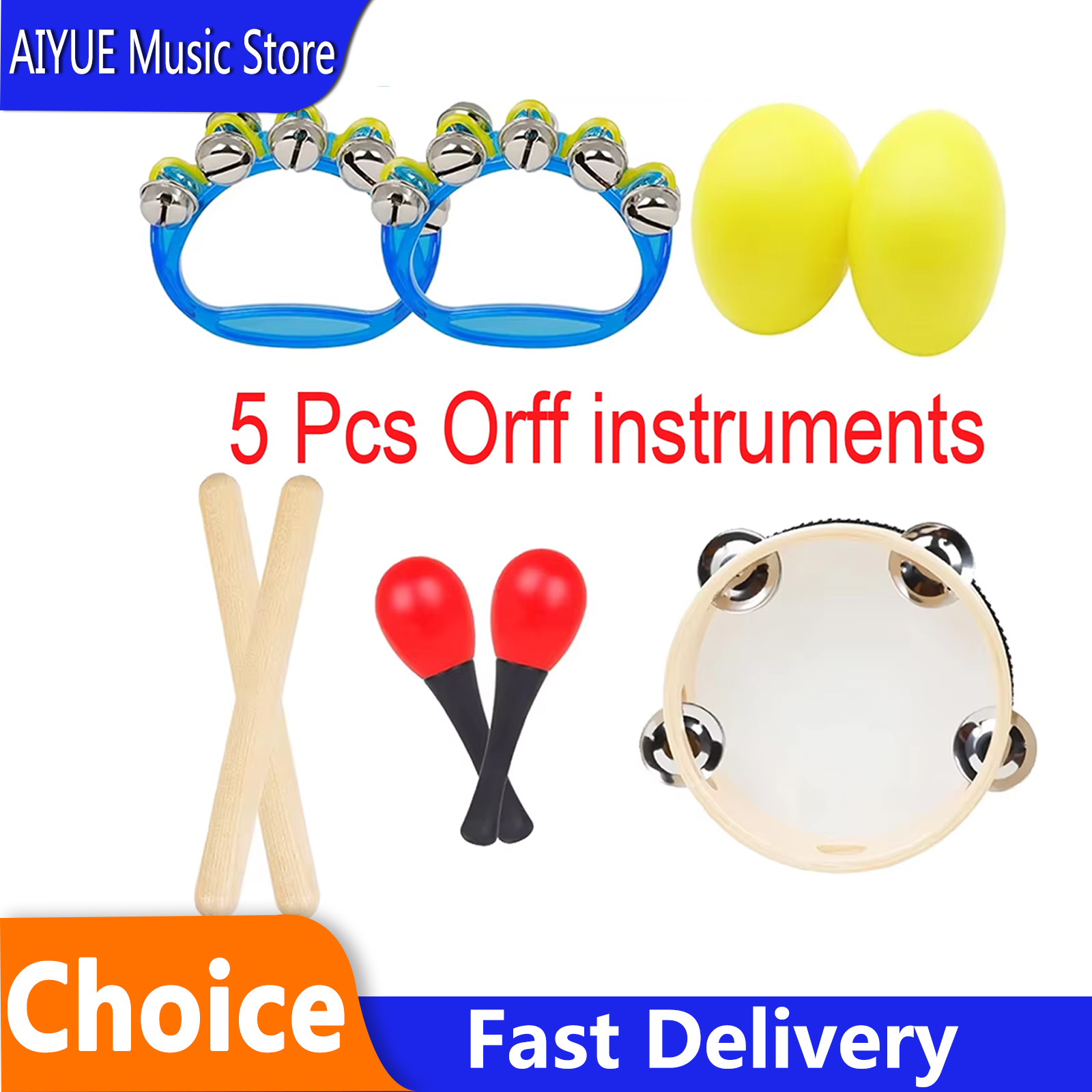 5 Pcs/Set 6 Inch Black Lamb Ch - مراجعة Musical Instruments Game وسعره