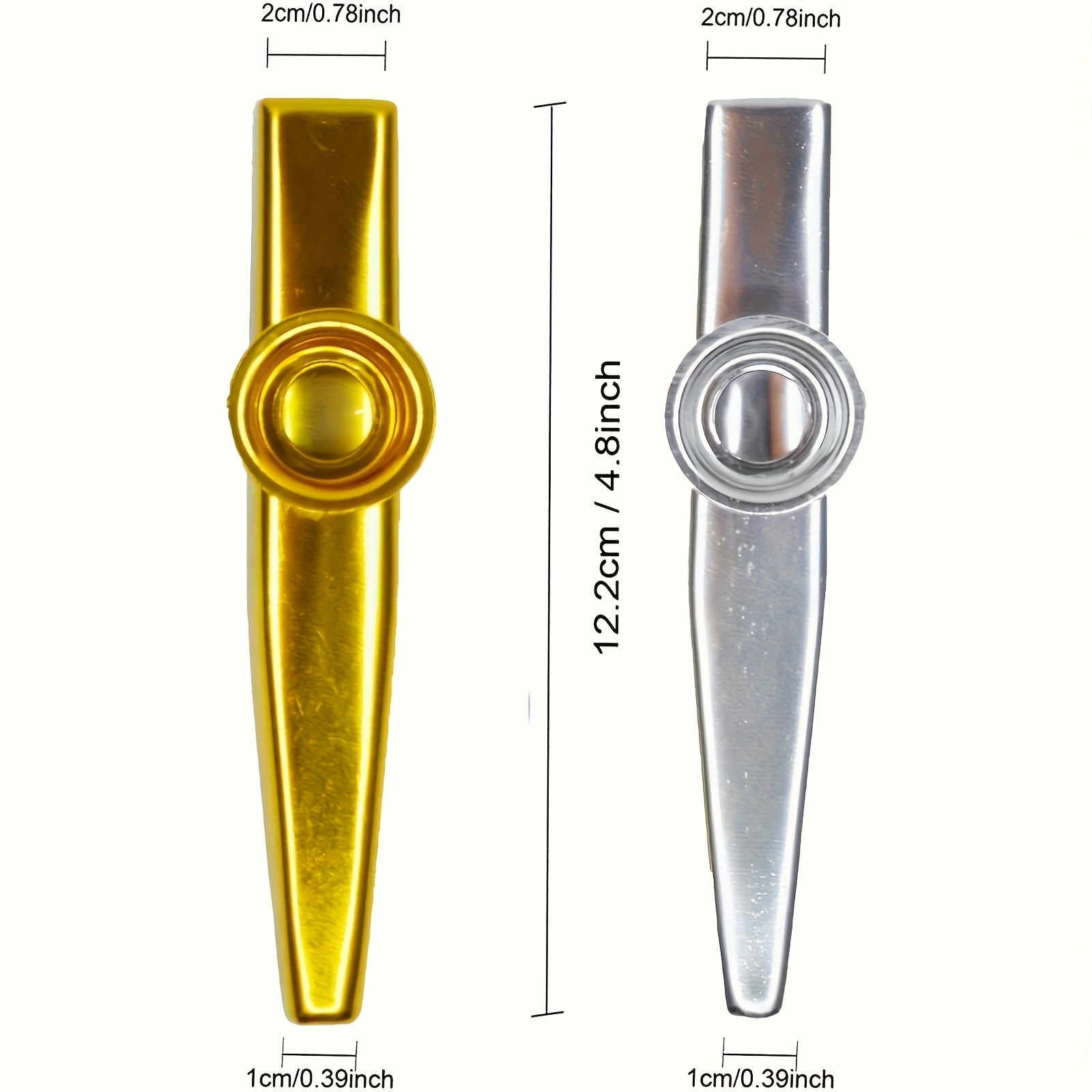 7pcs Metal Kazoos Simple Desig - مراجعة Musical Instrument Veena وسعره