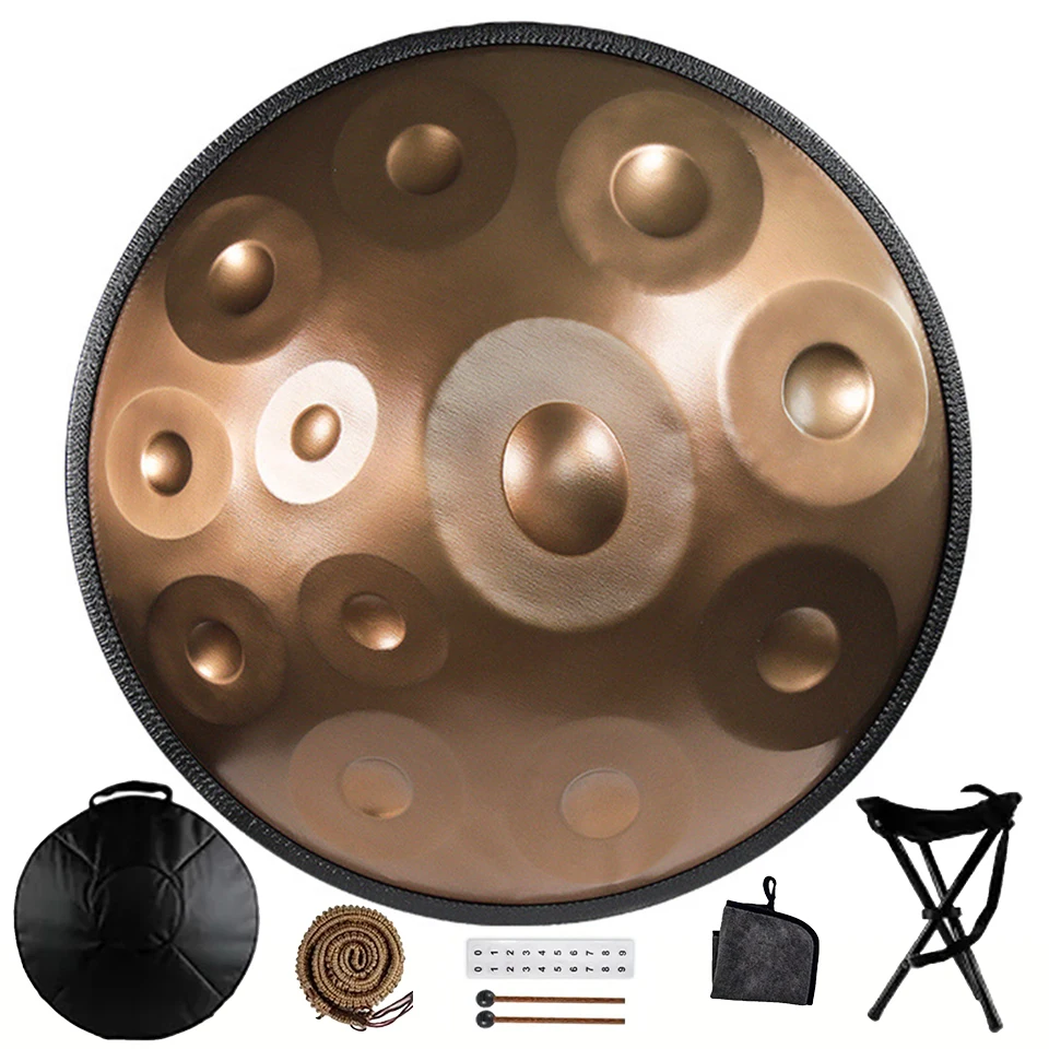 440/432Hz Handpan Drum,9/10/12 - مراجعة Musical Instrument Types وسعره