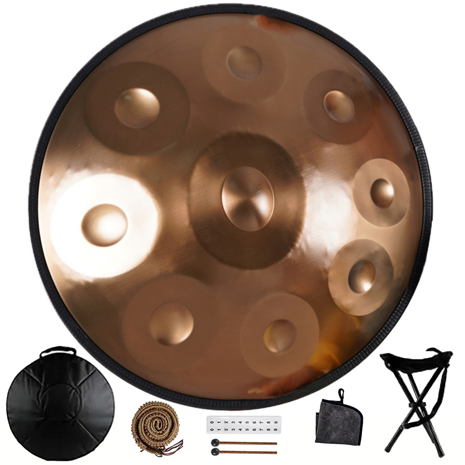 440/432Hz Handpan Drum,9/10/12 - مراجعة Musical Instrument Types وسعره