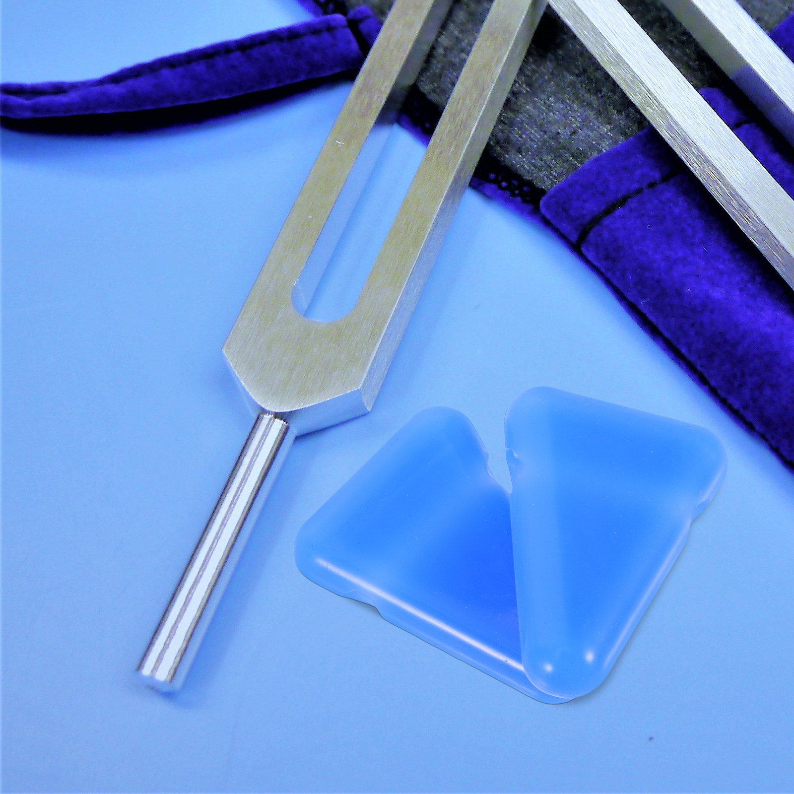 2Pcs Silicone Tuning Fork Hold - مراجعة Musical Instrument Triangle وسعره