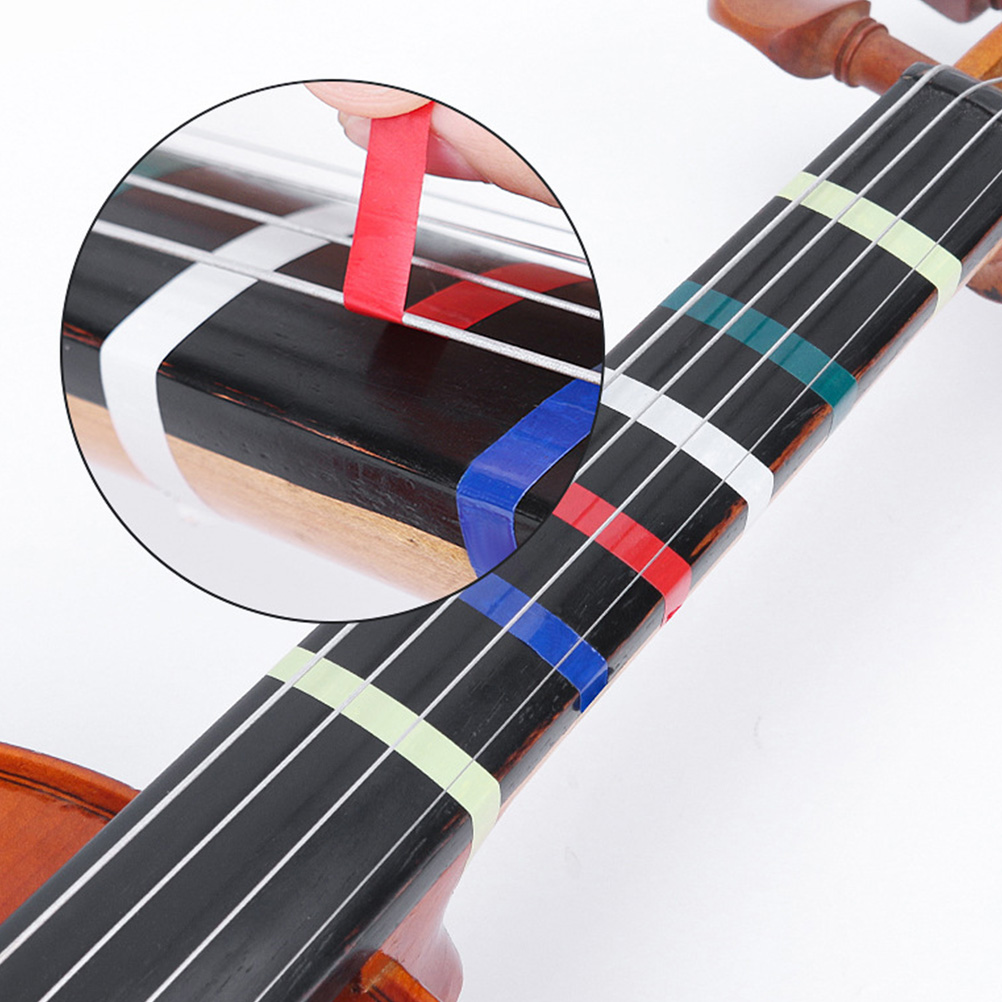 6 Pcs Violin Tape Fingerboard  - مراجعة Musical Instrument Veena وسعره