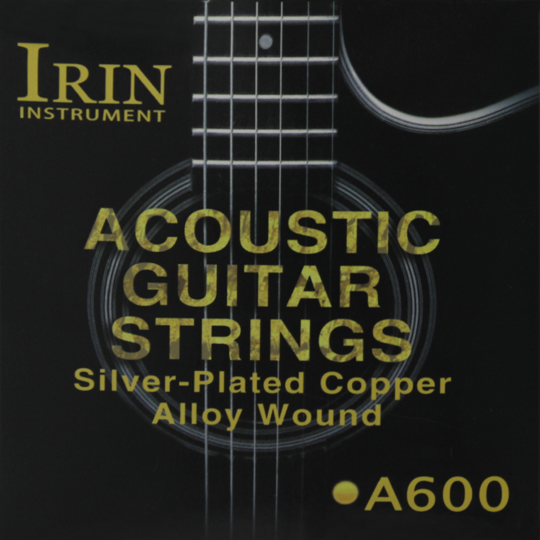 IRIN A600 Acoustic Folk Guitar - مراجعة Musical Instrument Strings وسعره