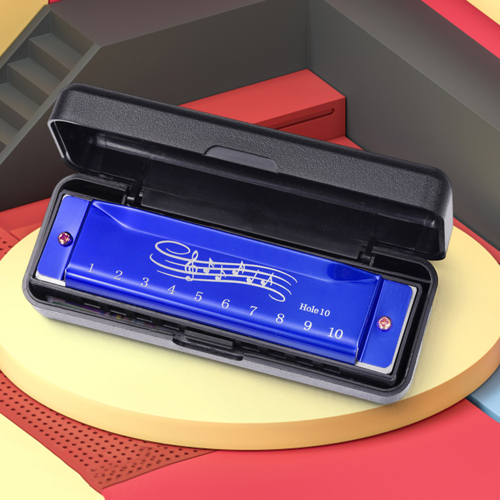 10 Hole 20 Tone Harmonica Earl - مراجعة Musical Instrument Easy To Learn وسعره