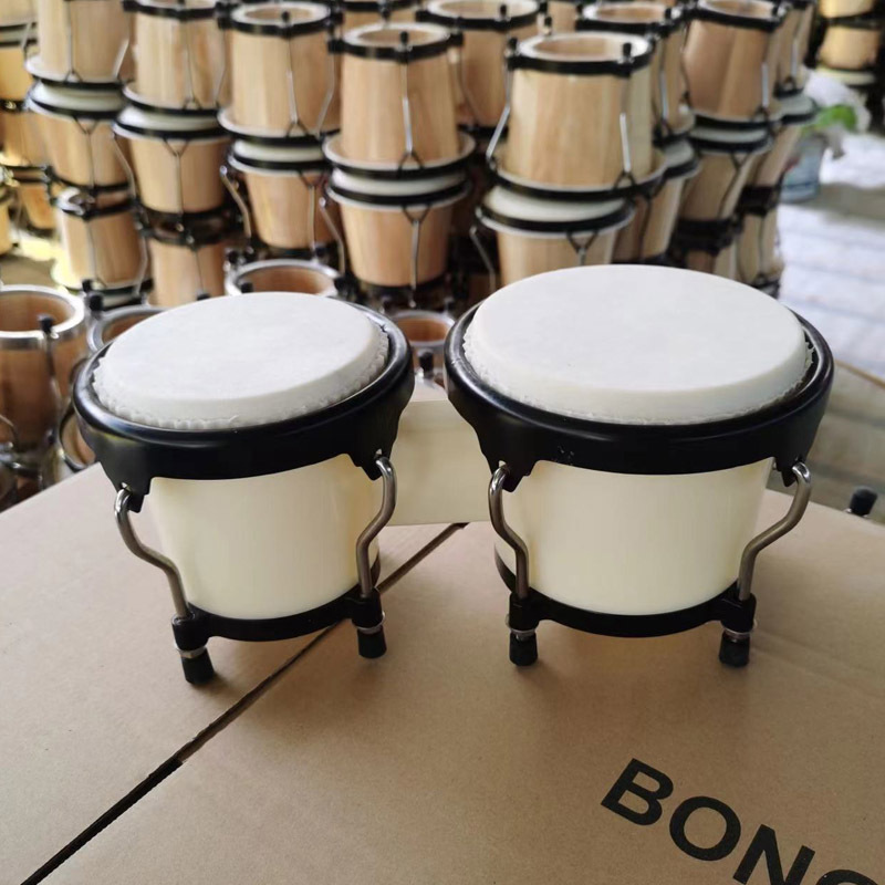 4+5-inch ABS Plastic Bongo Dru - مراجعة Bongo Drum Set وسعره