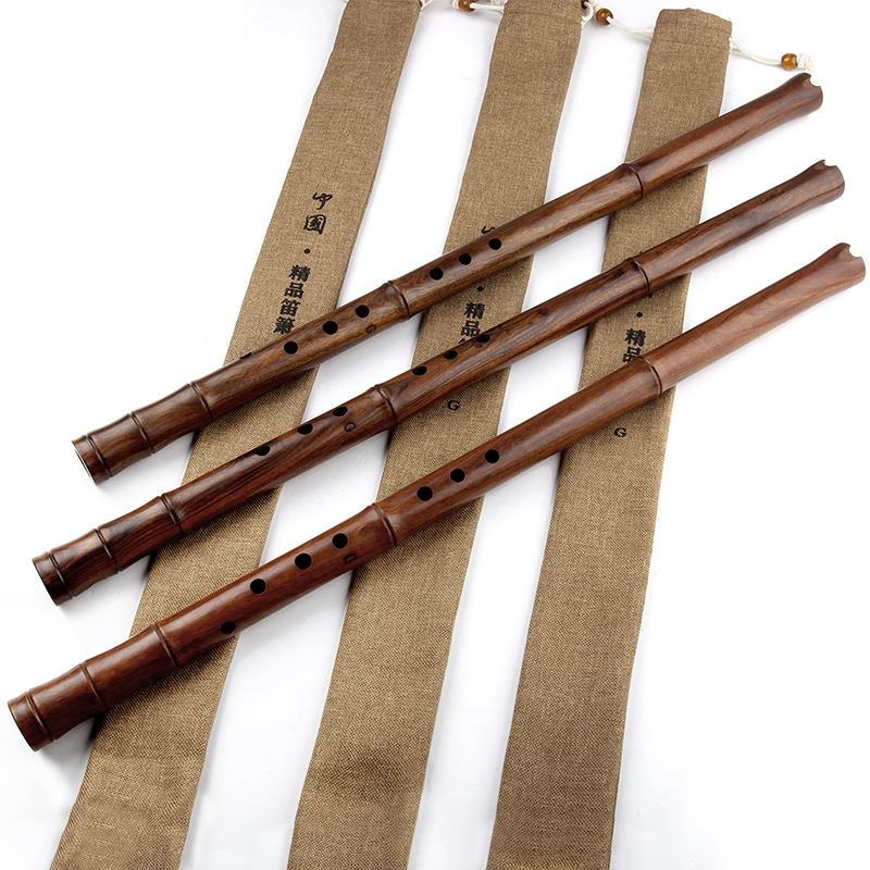 Vertical RedWood Flute G Key 8 - مراجعة Shakuhachi Bamboo Flute وسعره