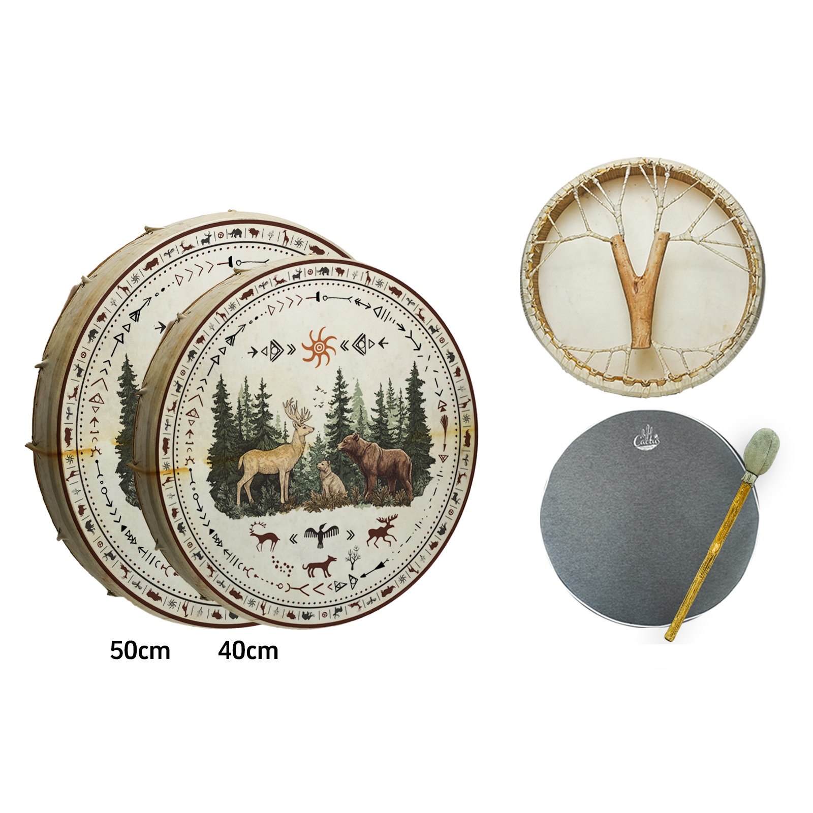 Professional Shamanic Drum Set - مراجعة Bongo Drum Set وسعره