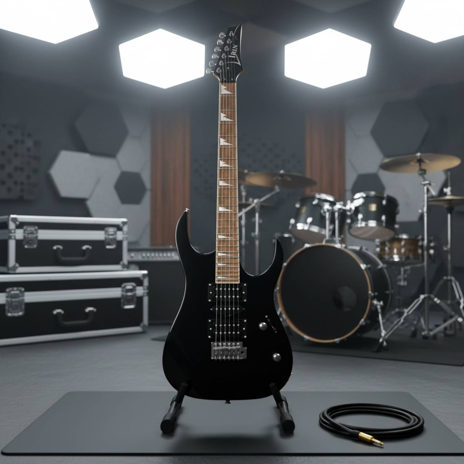 HSS Pickup Guitar with Accesso - مراجعة Musical Instrument Types وسعره