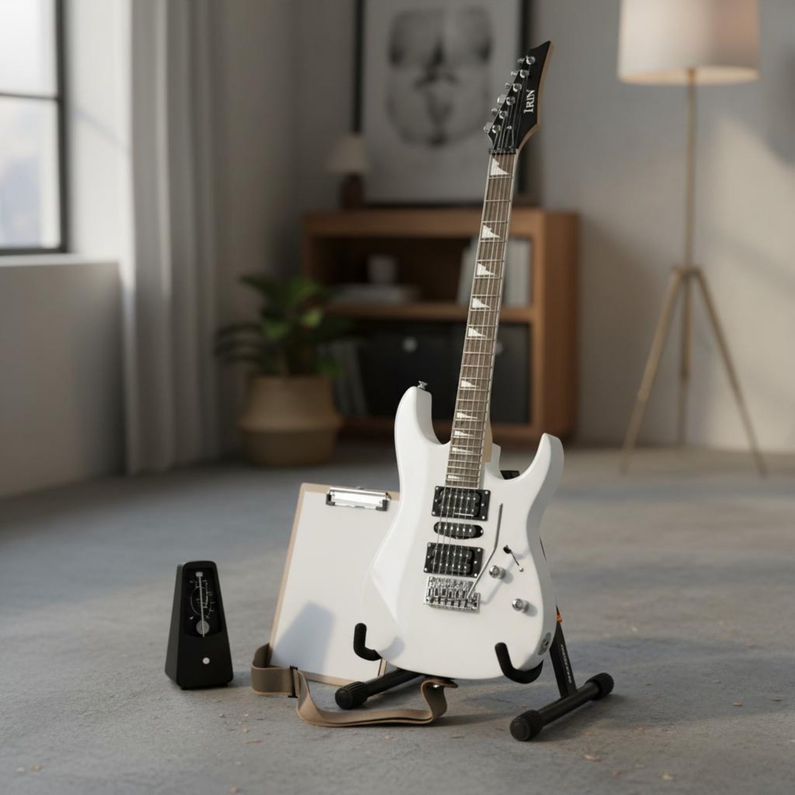 HSS Pickup Guitar with Accesso - مراجعة Musical Instrument Types وسعره