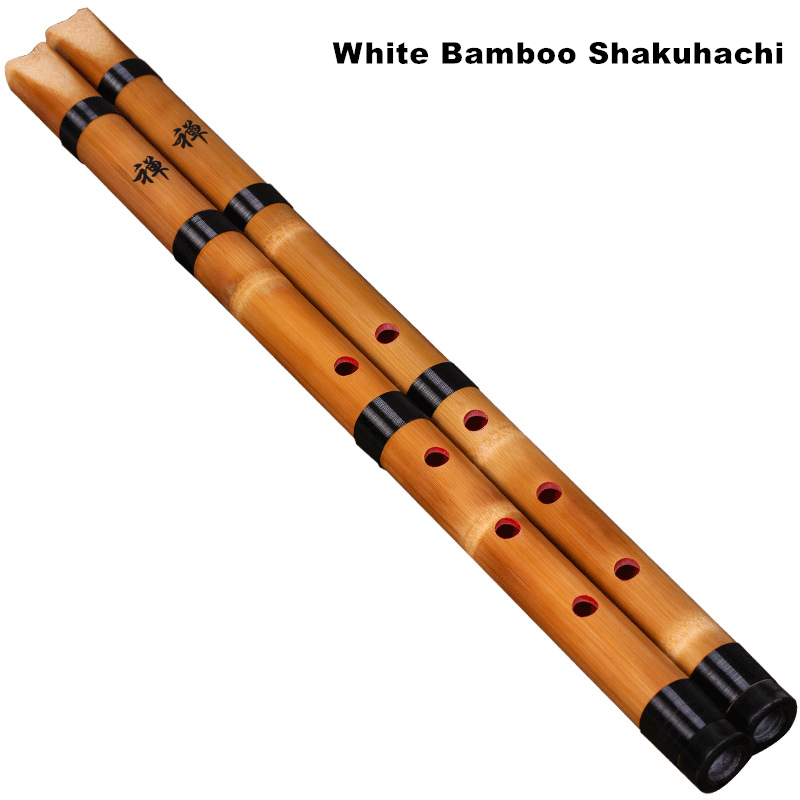 Handmade Natural White Bamboo  - مراجعة Shakuhachi Bamboo Flute وسعره