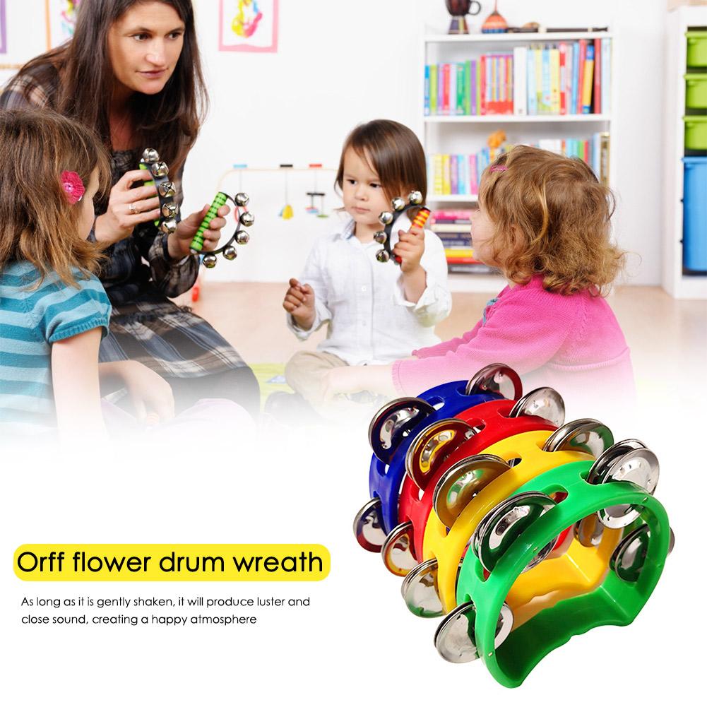 4pcs Tambourine Jingles Rattle - مراجعة Musical Instrument Types وسعره