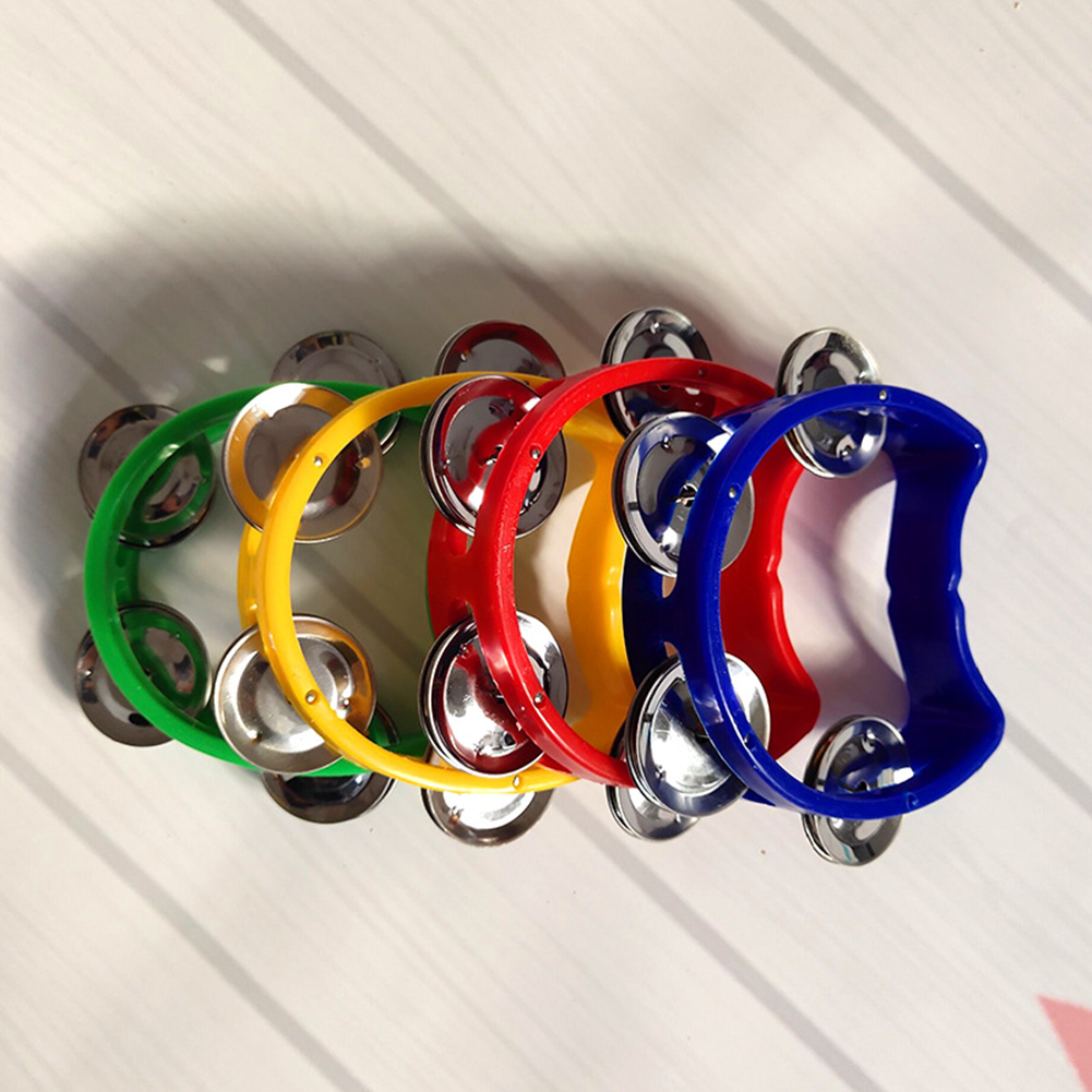 4pcs Tambourine Jingles Rattle - مراجعة Musical Instrument Types وسعره
