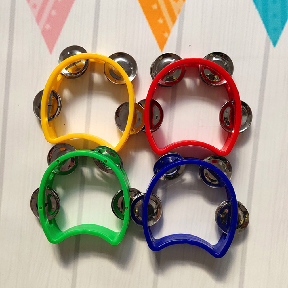 4pcs Tambourine Jingles Rattle - مراجعة Musical Instrument Types وسعره