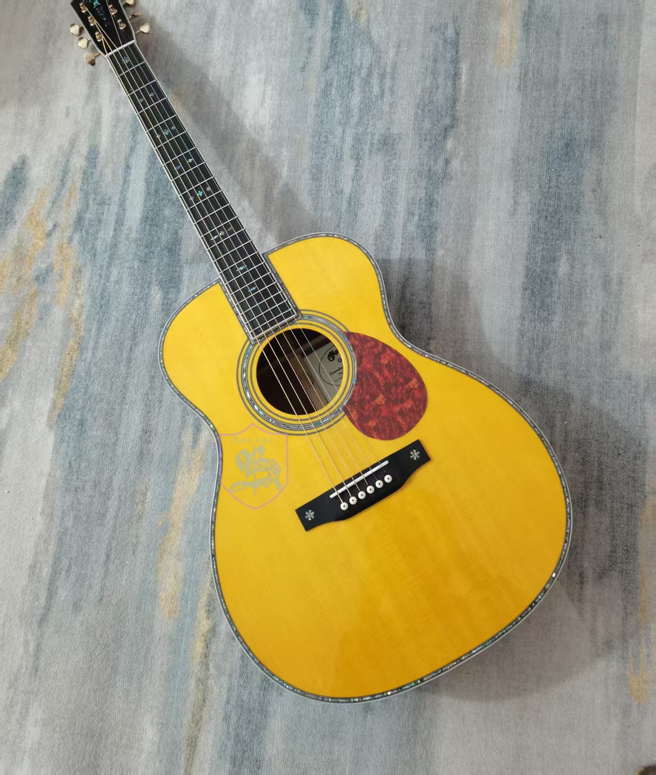 6-string brand new OM42 acoust - مراجعة Musical Instrument Strings وسعره