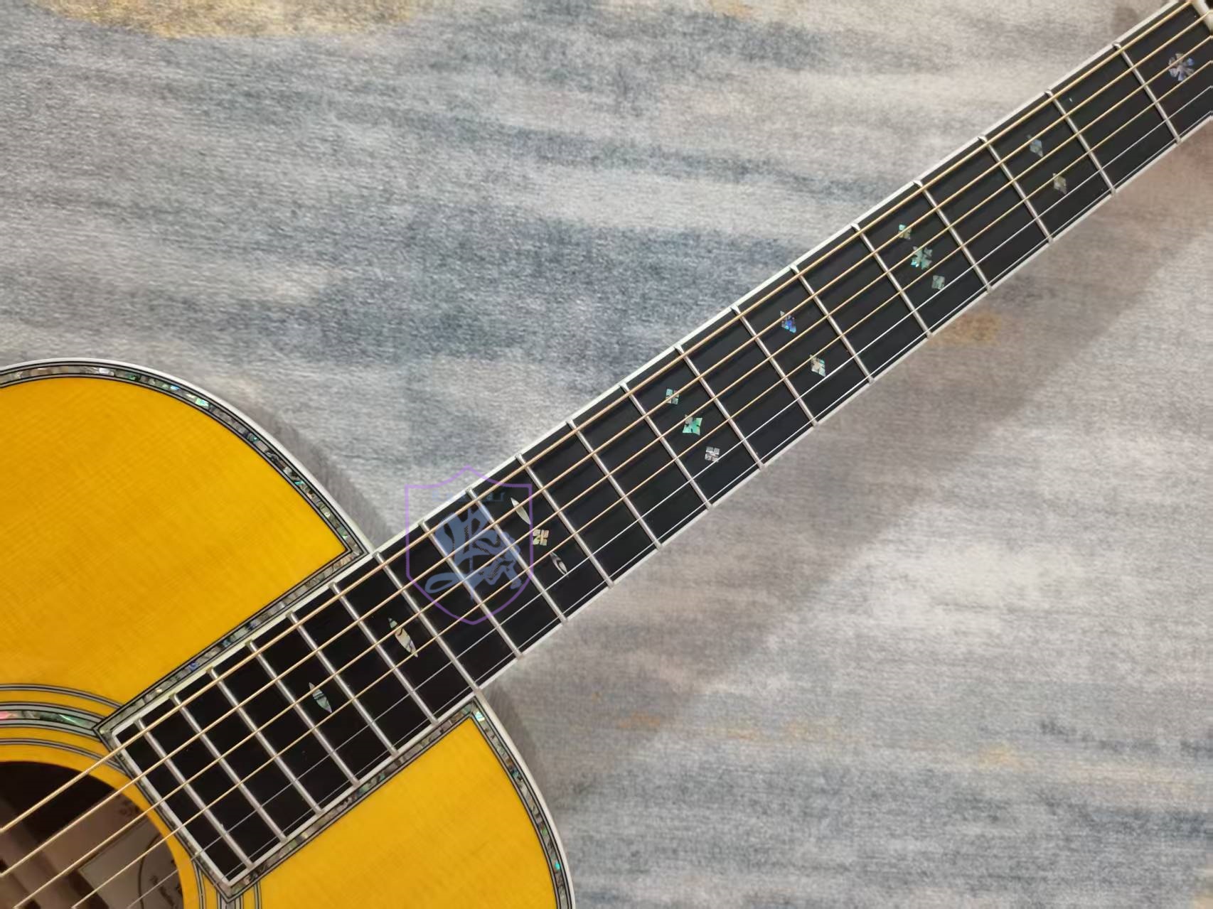 6-string brand new OM42 acoust - مراجعة Musical Instrument Strings وسعره