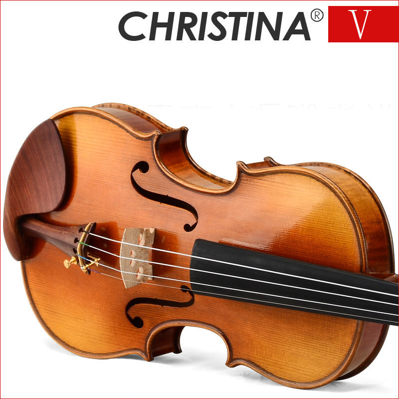 Christina V09 Handmade Violin  - مراجعة Musical Instrument Veena وسعره