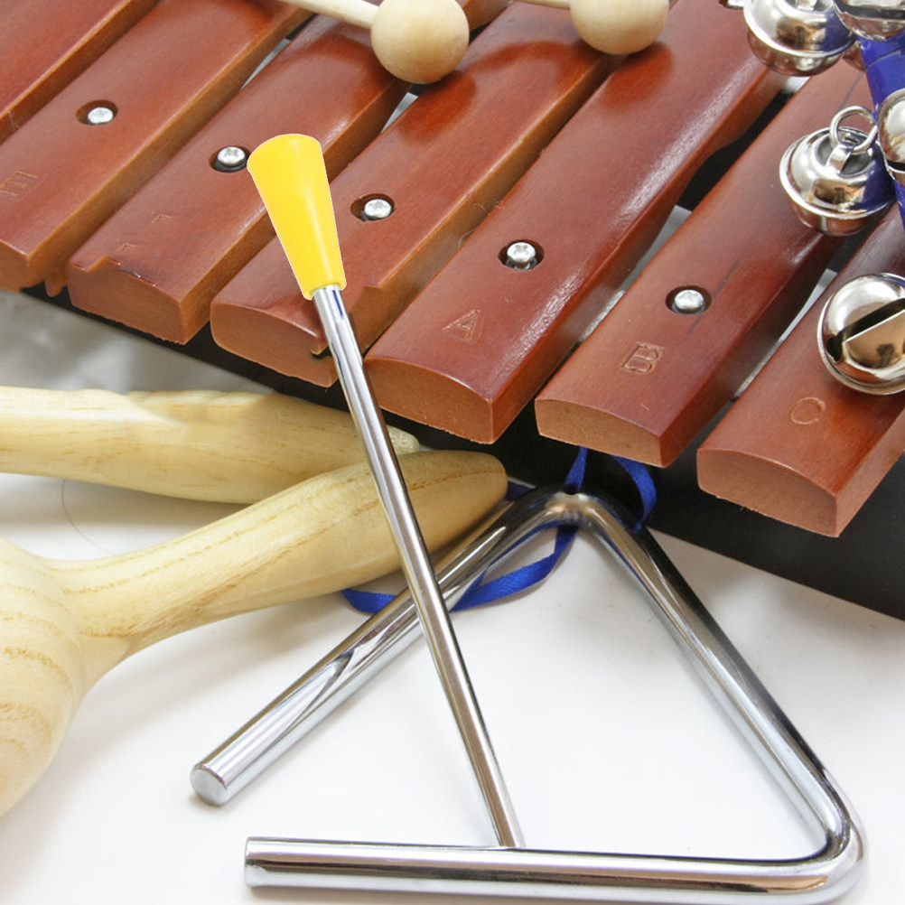8Pcs Triangle Iron Sticks High - مراجعة Musical Instrument Triangle وسعره