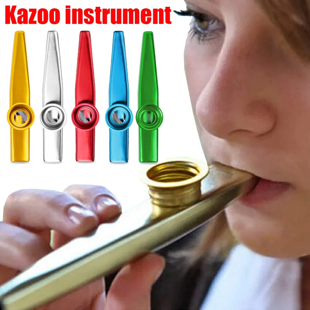 1 Pcs Metal Kazoo Suitable For - مراجعة Musical Instrument Easy To Learn وسعره