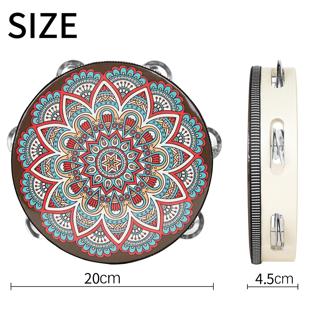 IRIN 8Inch Single Row Ancient  - مراجعة Musical Instrument Types وسعره