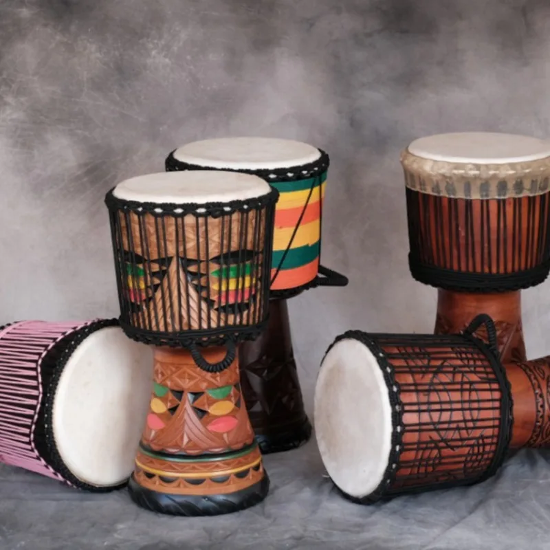 12 Inch Djembe Mahogany Africa - مراجعة Musical Instrument Types وسعره